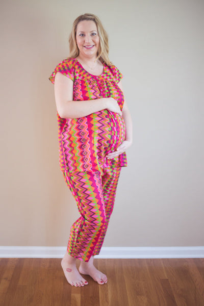 Maternity 2 Piece Pajama Set-0